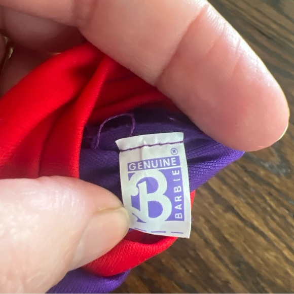 Barbie Ken Active Wear 1991 Purple Jogging Outfit Clothes Mattel K348 - Picture 5 of 6